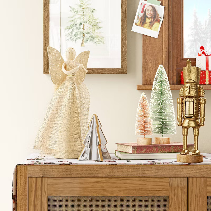 Woven Angel Plastic Base Brown - Threshold™ | Target