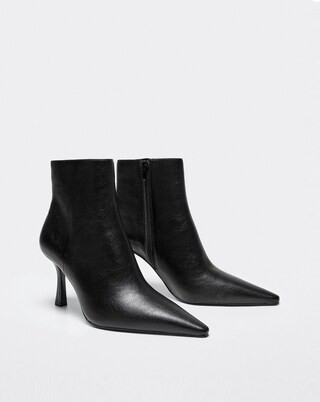 Mango Date Heeled Ankle Boots | Simply Be (UK)