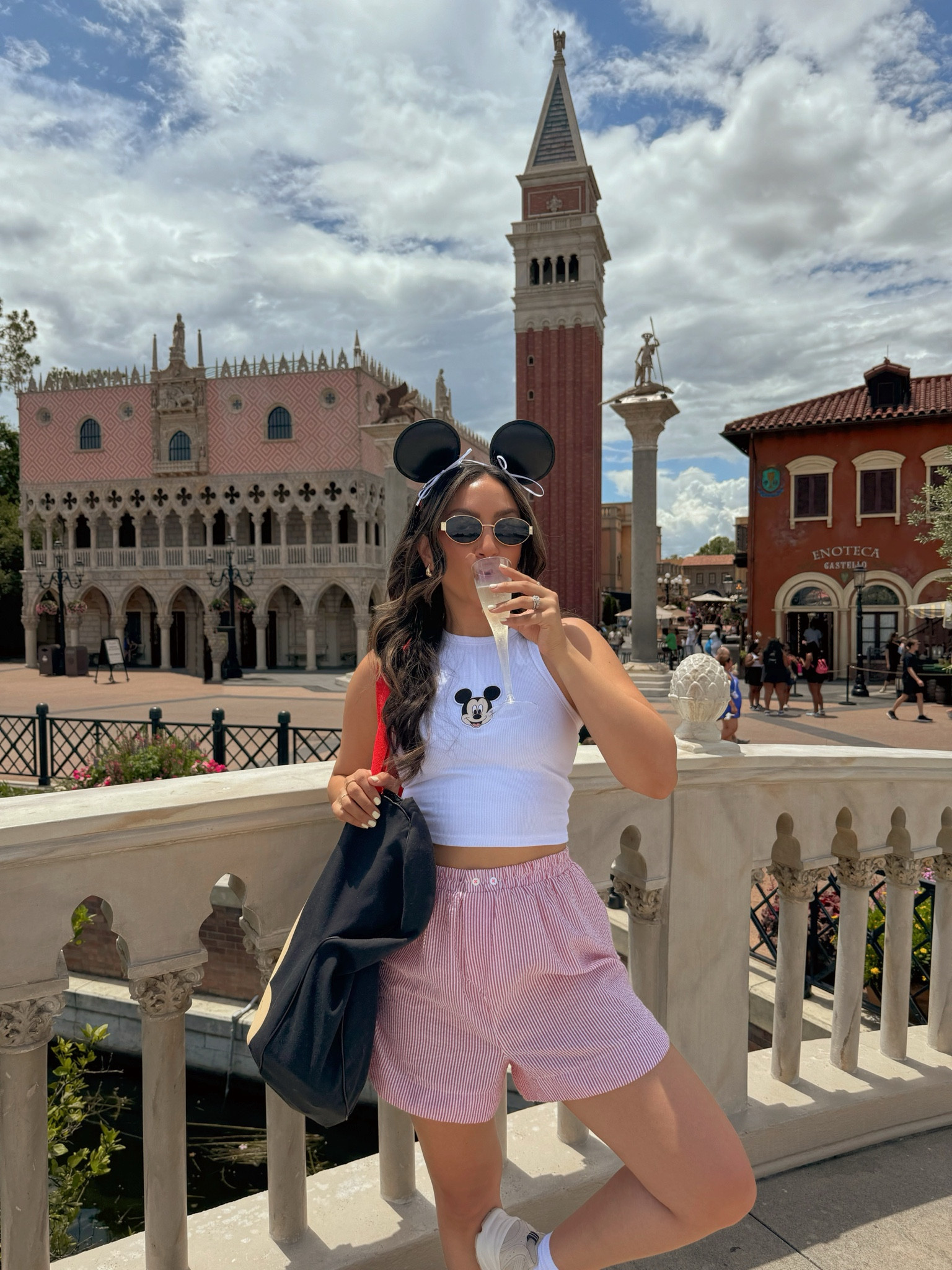 Disney world outfit! 

*top I made (tank + patch linked), bag is a vintage find!

#LTKFindsUnder100 #LTKStyleTip #LTKSeasonal
