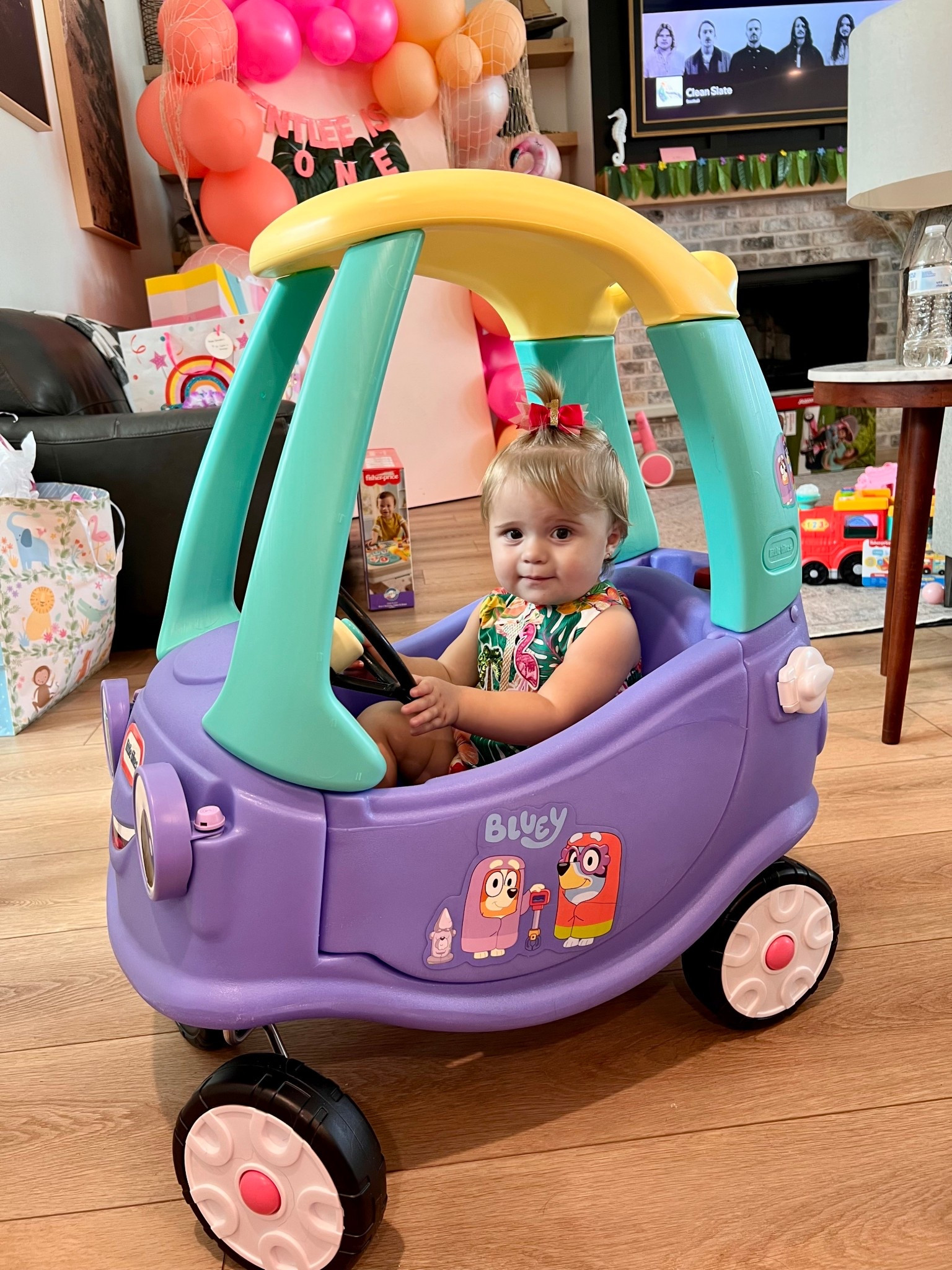 Loving her bluey cozy coupe! Bluey granny car for the win! 

#LTKKids #LTKBaby