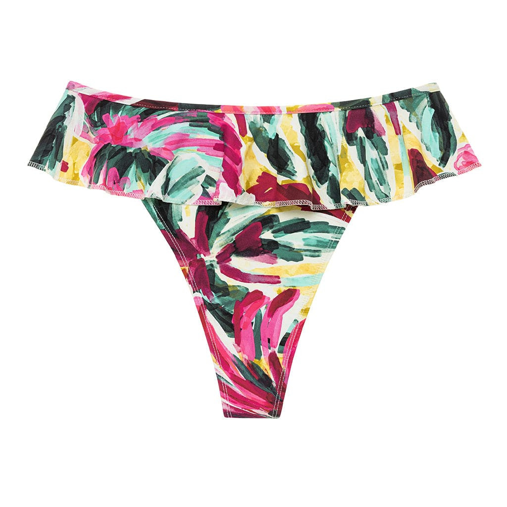 Isla Floral Tamarindo Ruffle Bikini Bottom | Montce