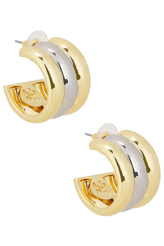 petit moments Noella Hoop Earrings in Mixed from Revolve.com | Revolve Clothing (Global)