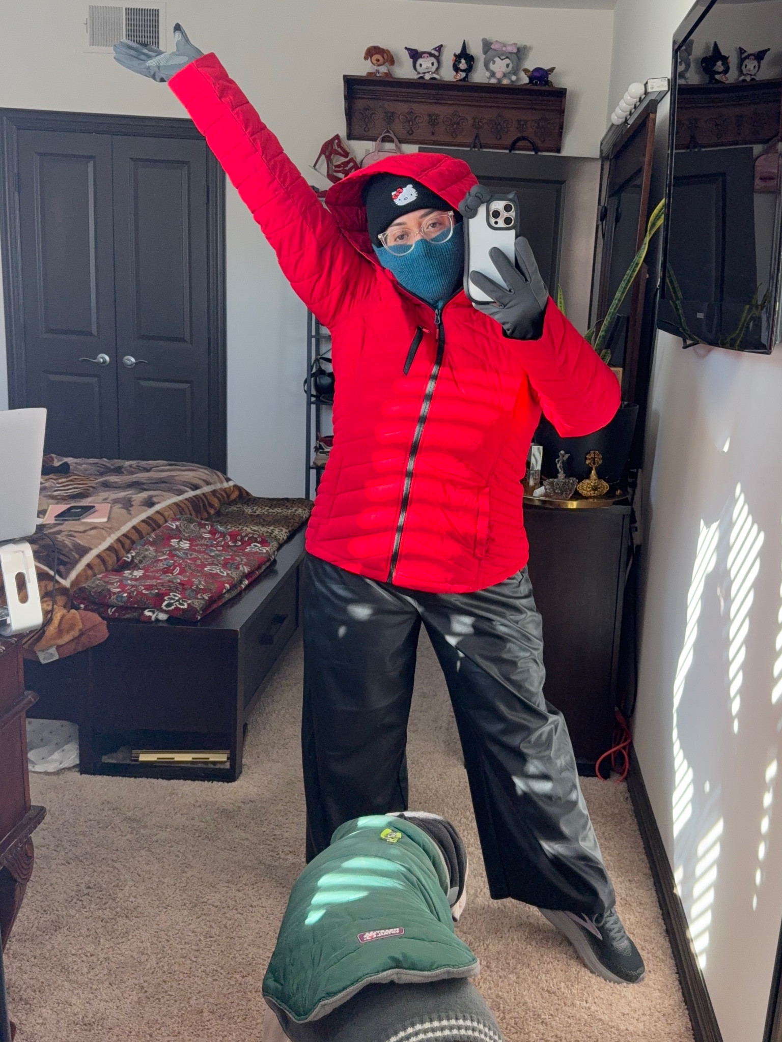 Winter outfit that I am taking this dog for a walk in.

Fleece leggings for the win! 

My dog is wearing a sweater and a jacket. We are going to be outside for around 30 minutes .

#LTKSeasonal #LTKSaleAlert #LTKStyleTip