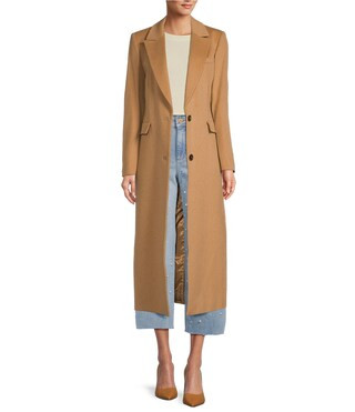 Estelle Loro Piana® Luxe Wool Coat | Dillard's
