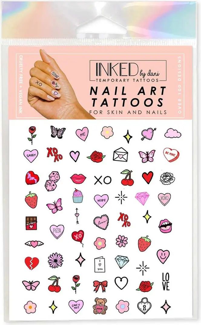 INKED by Dani Valentine's Nail Art Temporary Tattoos | Nordstrom | Nordstrom