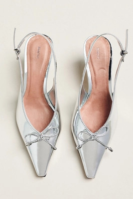 Maeve Pointed-Toe Slingback Heels | Anthropologie (US)
