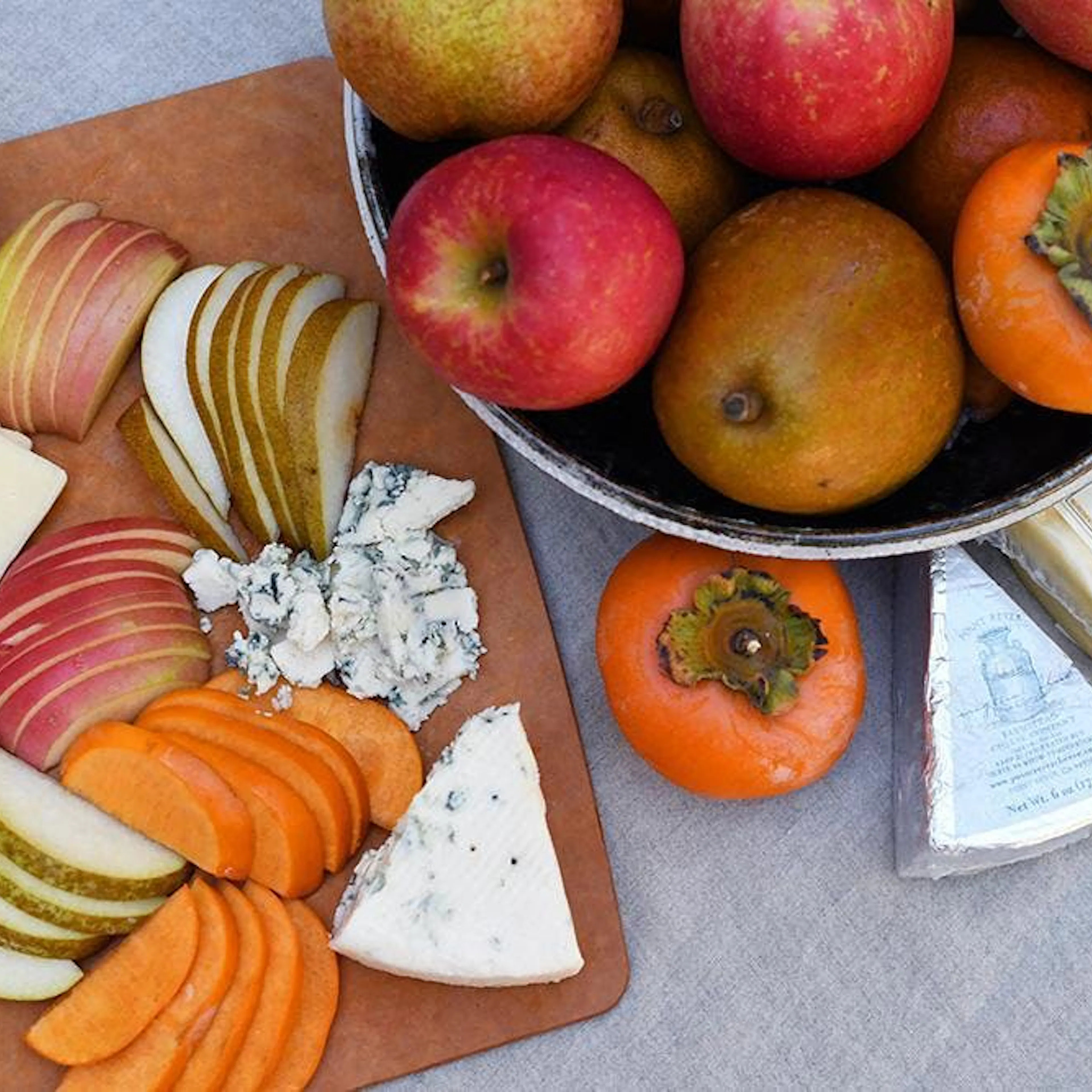 Organic Mixed Fruit & Cheese Gift Box by Frog Hollow Farm | Goldbelly | Goldbelly