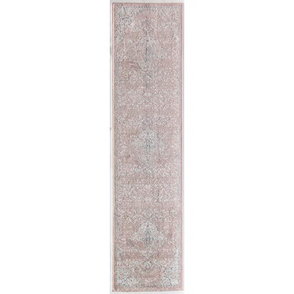 Sasha Oriental Area Rug in Peachy Pink | Wayfair North America