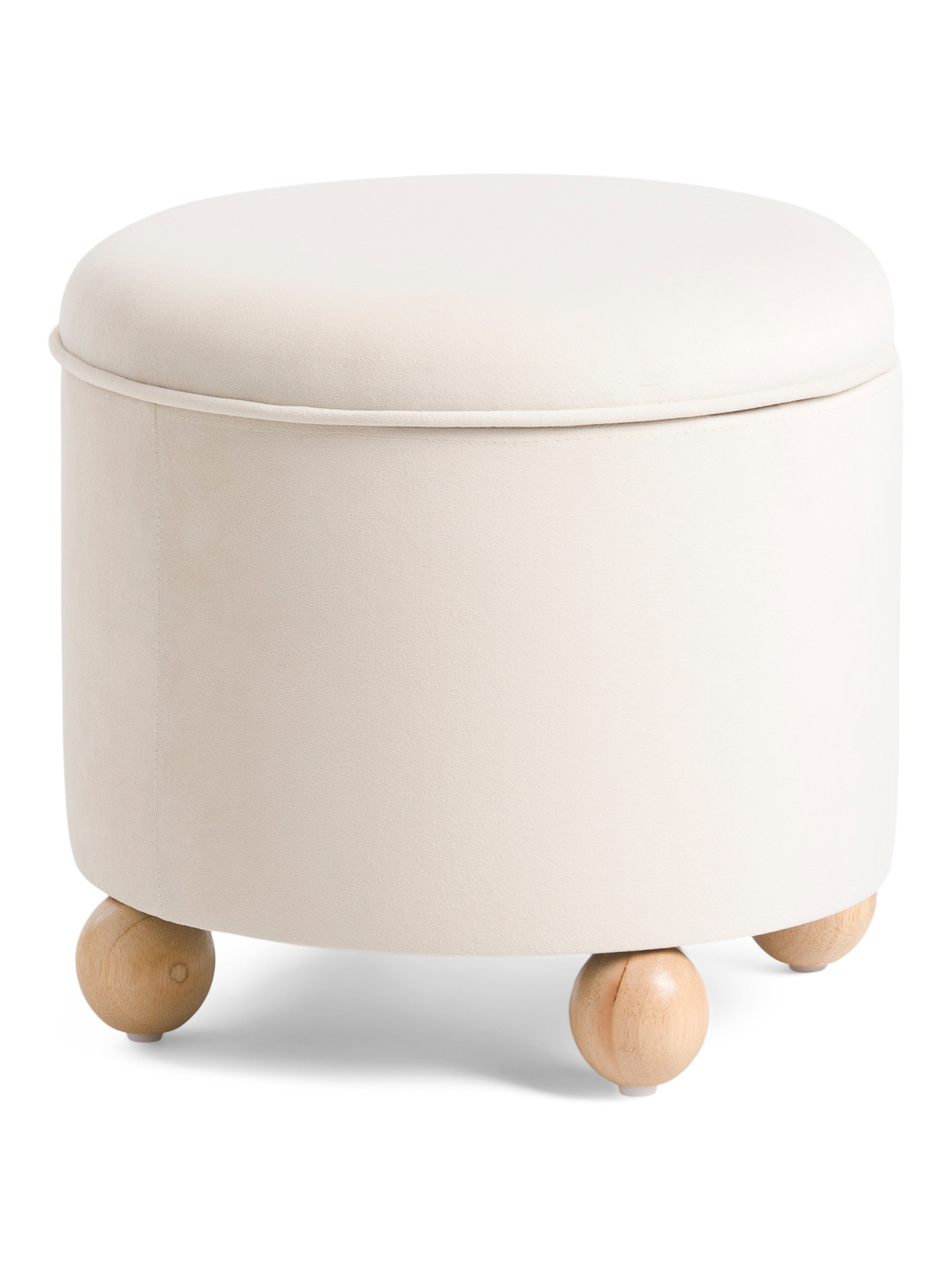 Laurel Velvet Storage Ottoman | Marshalls