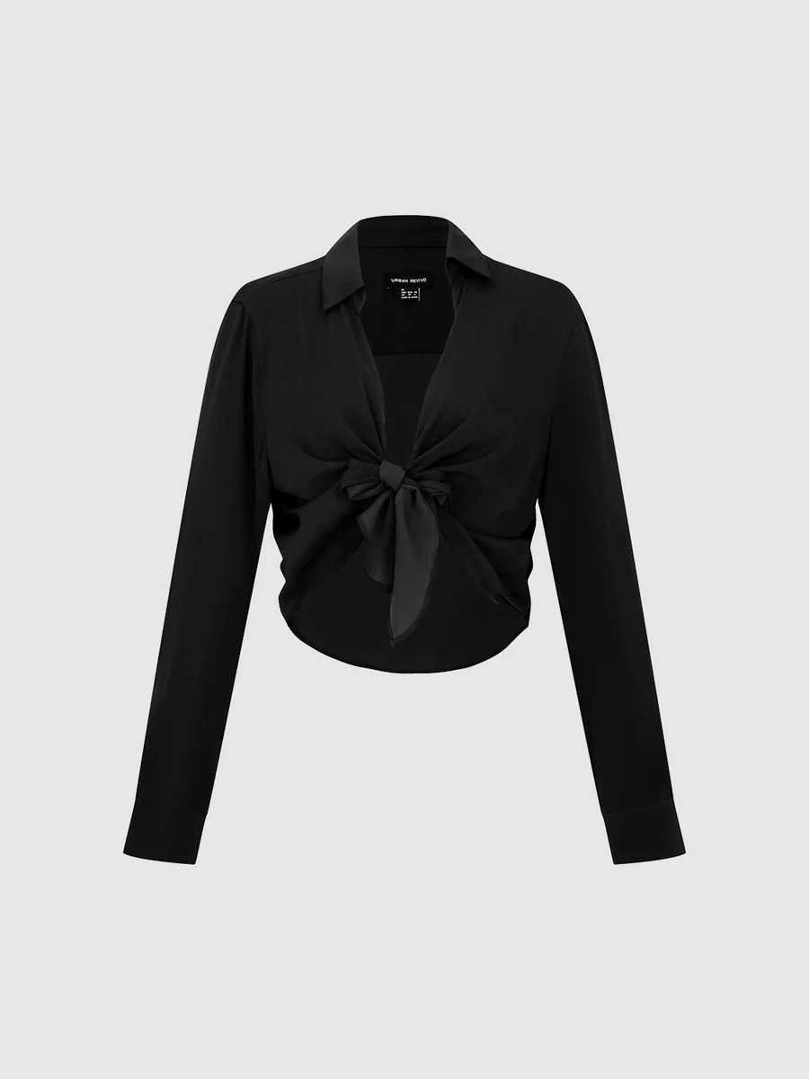 Tie-Front Overhead Shirts | Urban Revivo