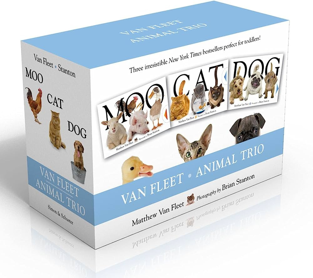 Van Fleet Animal Trio (Boxed Set): Moo; Cat; Dog | Amazon (US)