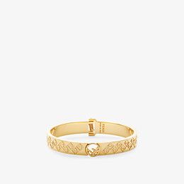 Gold-color bracelet - FF BRACELET | Fendi | Fendi Online Store | Fendi