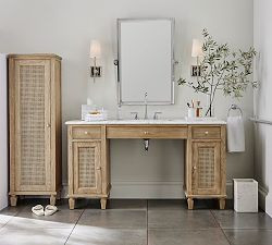 Sausalito 61" Single Wide Sink Vanity | Pottery Barn (US)