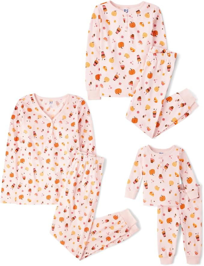 The Children's Place Family Matching Halloween and Holiday Pajama Sets, Cotton | Amazon (US)
