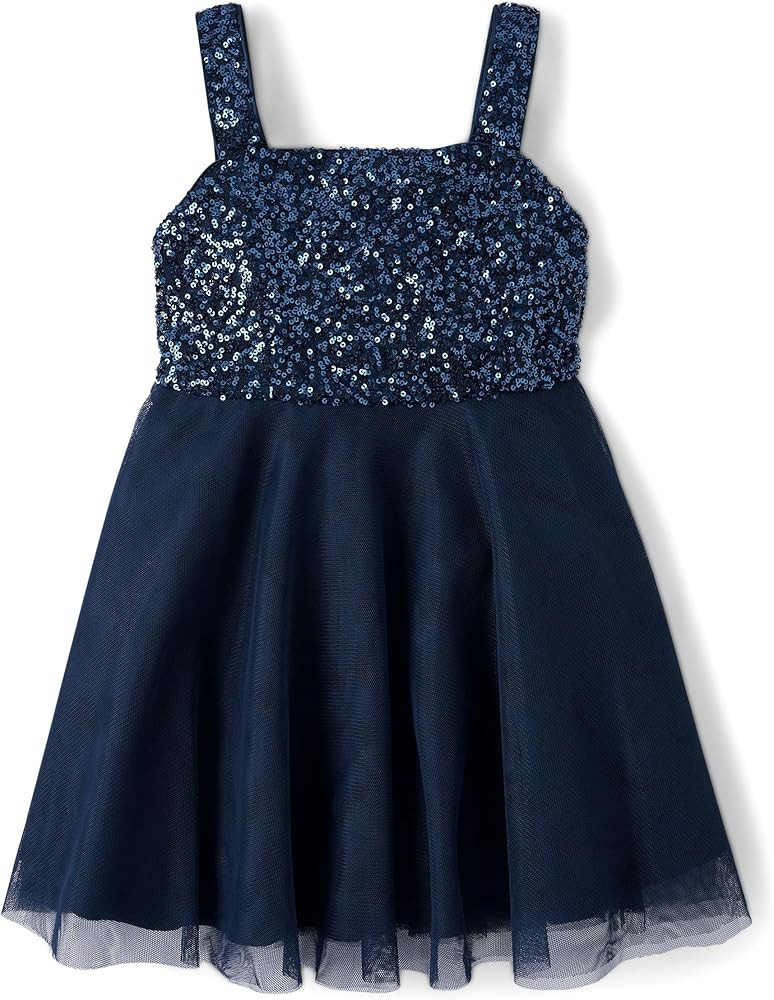 The Children's Place Girls Dressy Dress, Sleeveless | Amazon (US)