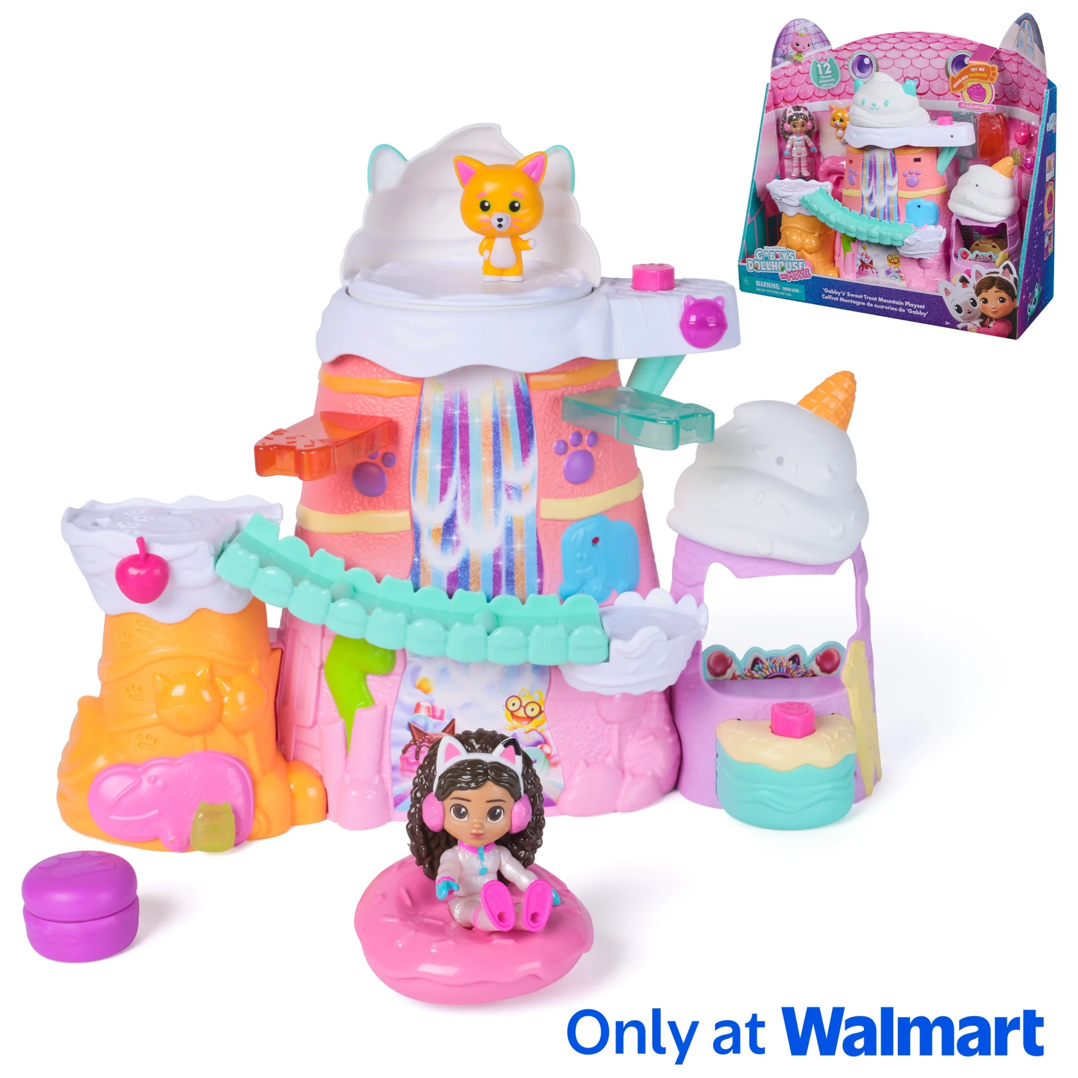 Gabby's Dollhouse: Sweet Treat Mountain Playset with Figure Collectibles for Ages 3 and Up | Walmart (US)