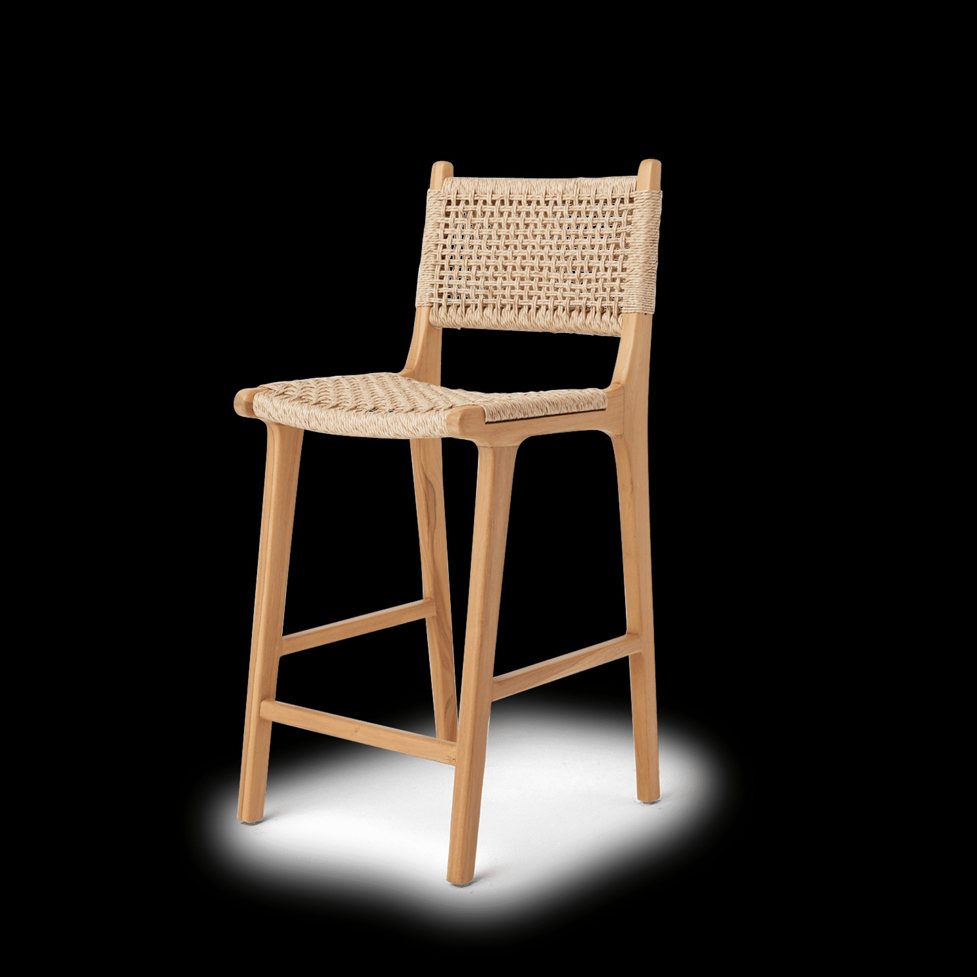 stool #2 in outdoor synthetic | Hati Home
