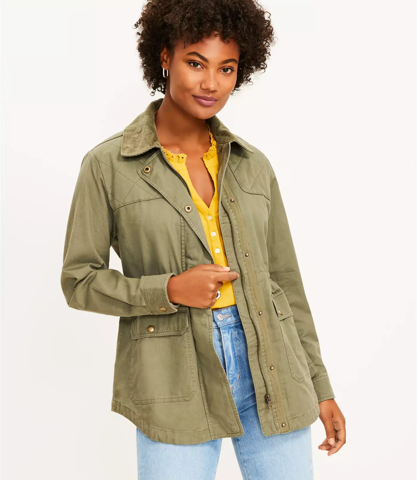 Cinched Field Jacket | LOFT