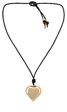 Ettika Heart Pendant Necklace in Gold from Revolve.com | Revolve Clothing (Global)