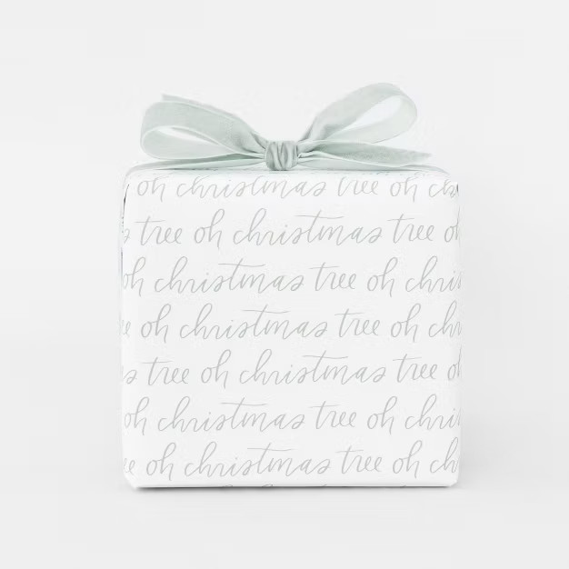 30 sq ft Oh Christmas Tree Gift Wrap Mint- Sugar Paper™ + Target | Target