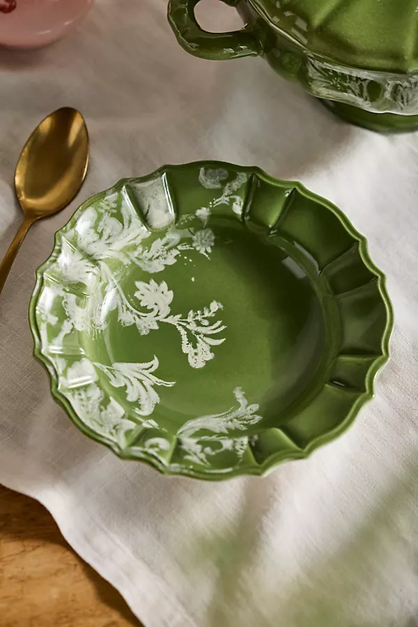 Botanical Silhouette Soup Bowl | Anthropologie (US)