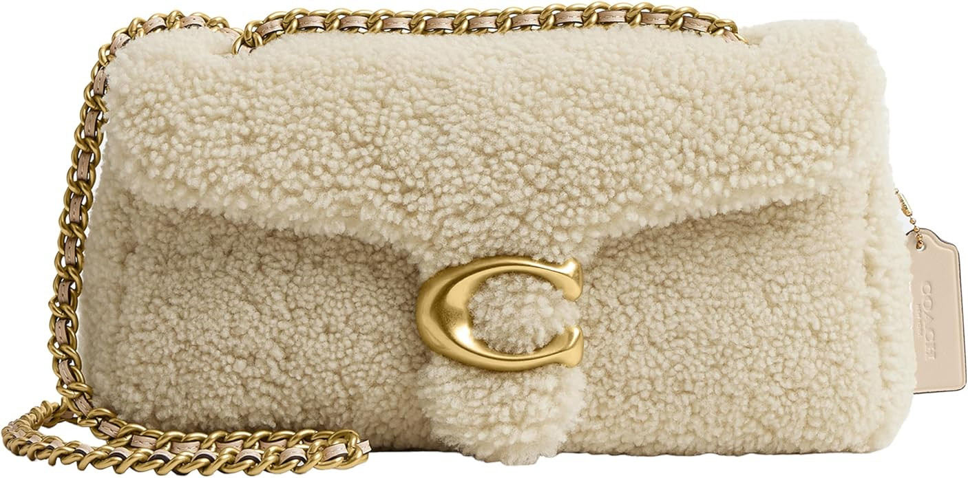 Shearling Tabby Shoulder Bag 26 with Chain | Amazon (US)