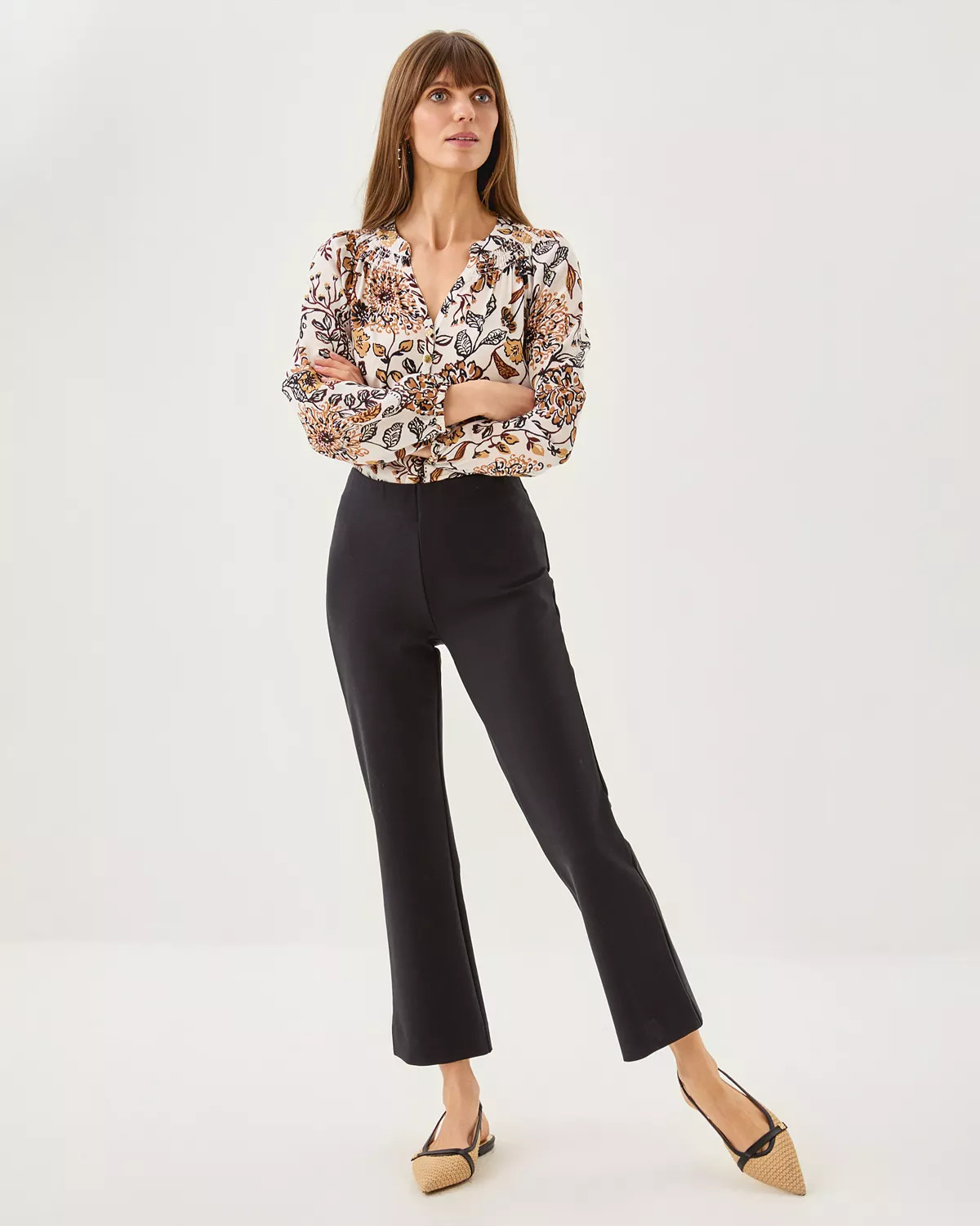 28" Christabel Ponte Crop Flare Pant | Lilly Pulitzer
