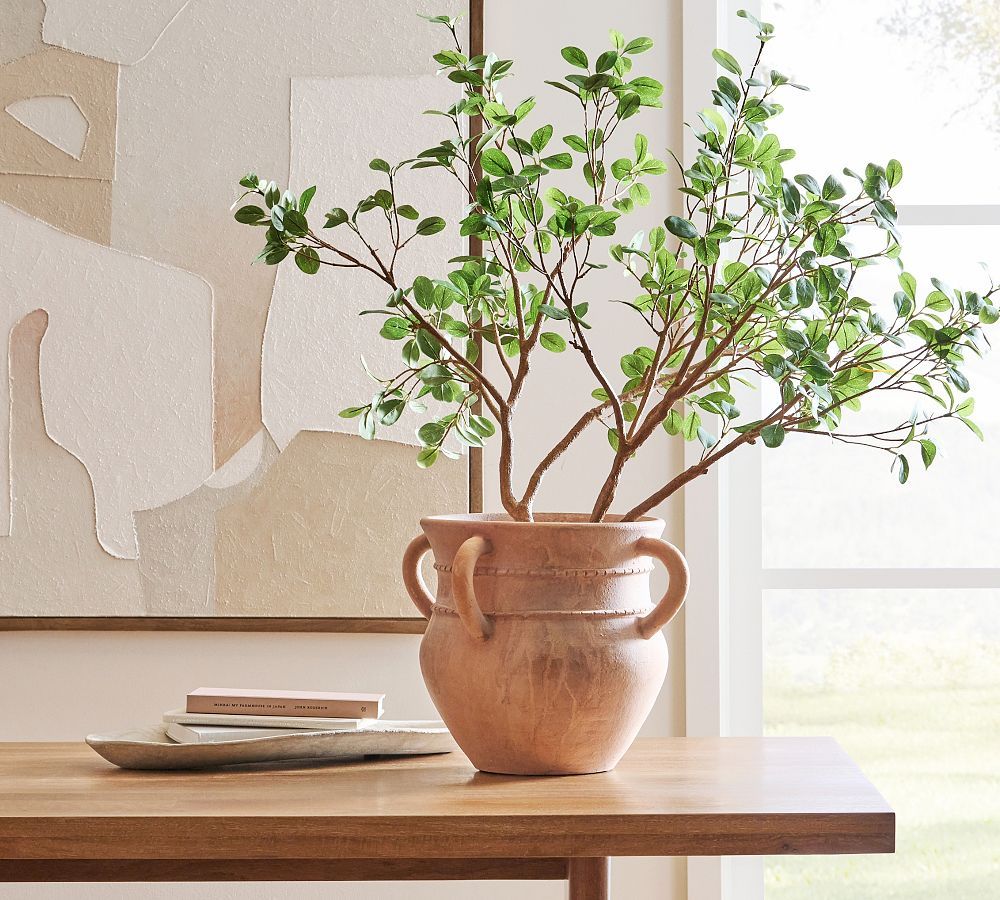 Faux Green Leaf Branch | Pottery Barn (US)