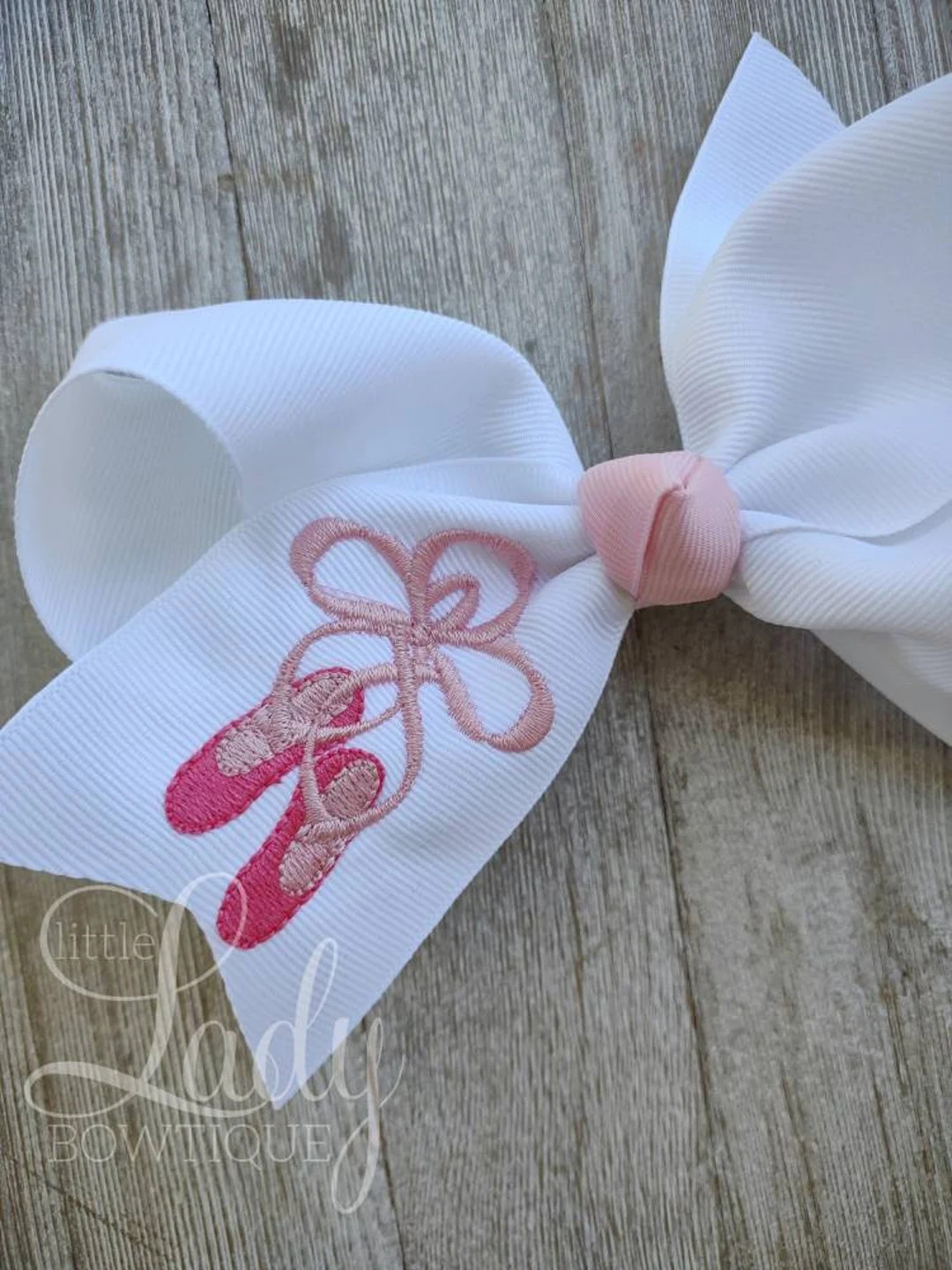 Ballerina Hair-bow Embroidered Hair-bow Ballet Slippers Bows Ballet Hair Bow Ballet Bow Dance Hai... | Etsy (US)