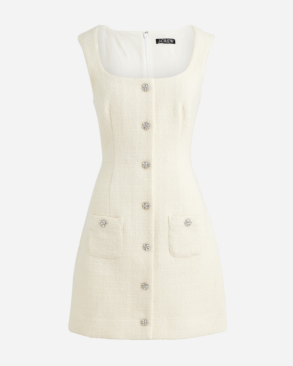 Sophia sleeveless dress with jewel buttons | J. Crew US