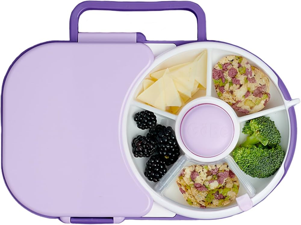 GoBe Kids Lunchbox - Reusable Snack Container with 5 Compartment Dispenser and Lid | BPA and PVC ... | Amazon (CA)