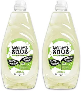 Molly's Suds Liquid Dish Soap | Clean, Simple Ingredients | Extra Scrubbing Power | Citrus Scent,... | Amazon (US)