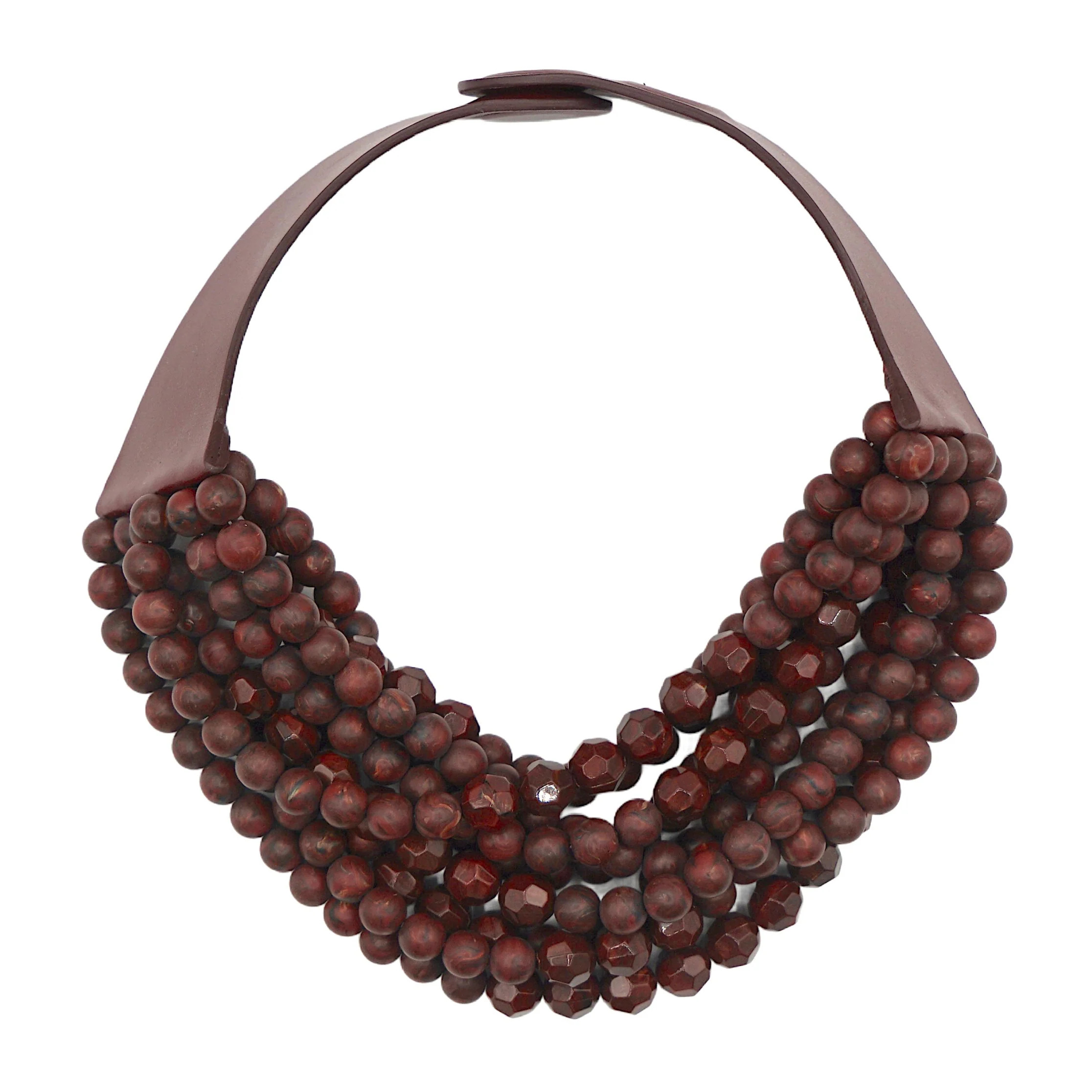 Marbella Soft Claret Necklace | Fairchild Baldwin