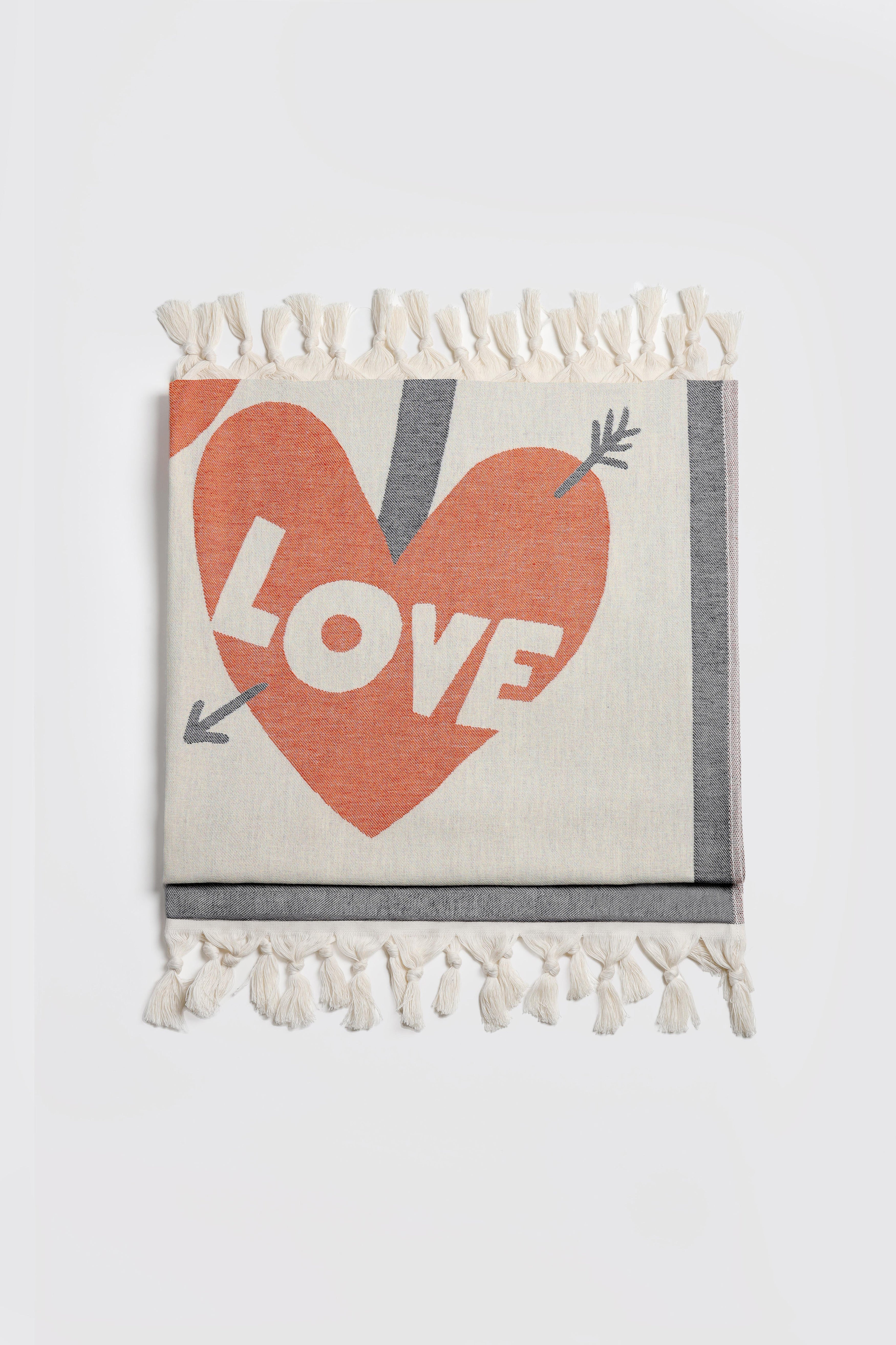 Tuch 'Cherry' in Beige | ANITA HASS