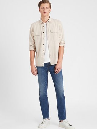 Athletic Tapered LUXE Traveler Jean | Banana Republic (US)