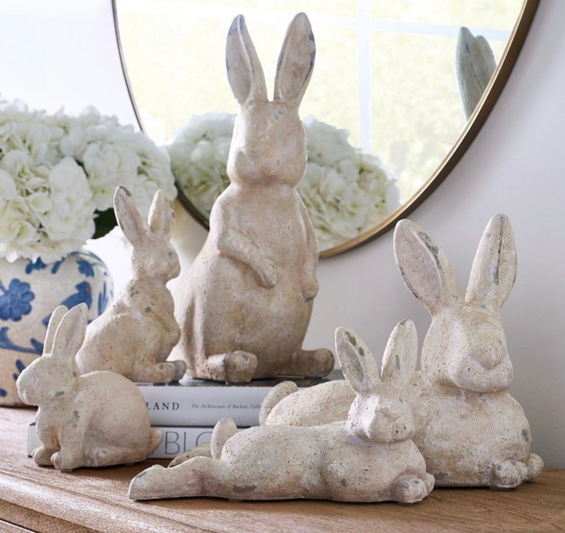 I know Easter isn’t for a little bit but I am always looking for the perfect bunnies and these are perfect for decorating with!! Check them out❤️


#easterdecor #farmhouseeaster #musthave #militarywife

#LTKSeasonal #LTKmomlife #LTKHome