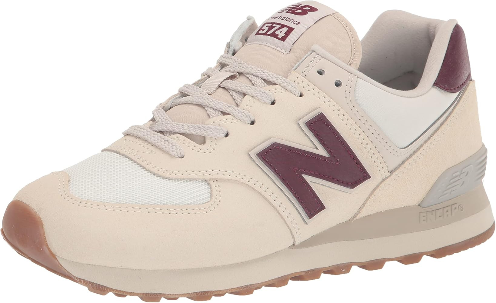 Amazon.com | New Balance Women's 574 V2 Retro Clash Sneaker, Soft Copper/Mindful Grey, 9 | Fashio... | Amazon (US)