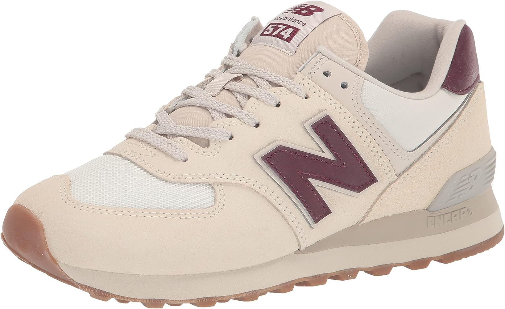 Amazon.com | New Balance Women's 574 V2 Retro Clash Sneaker, Soft Copper/Mindful Grey, 9 | Fashio... | Amazon (US)