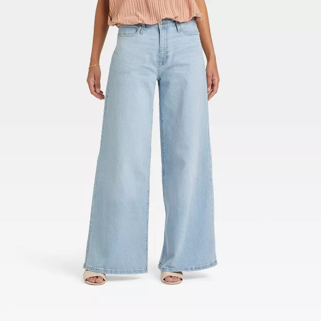 Women's High-Rise Wide Leg Jeans - A New Day™ | Target