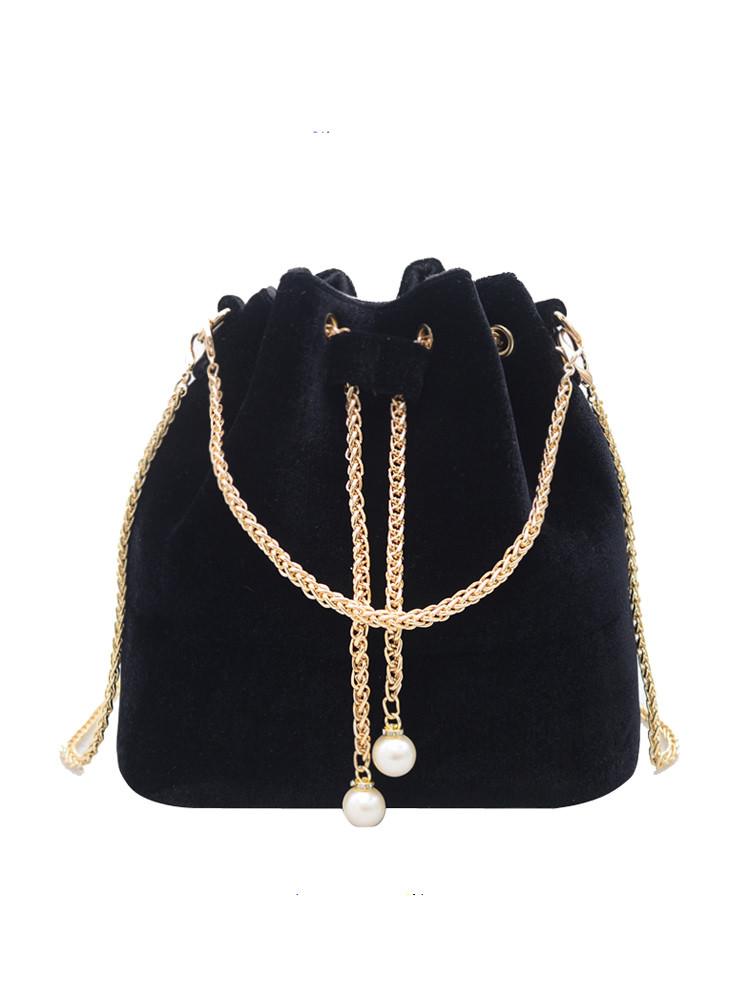 Drawstring Bucket Chain Bag | SHEIN