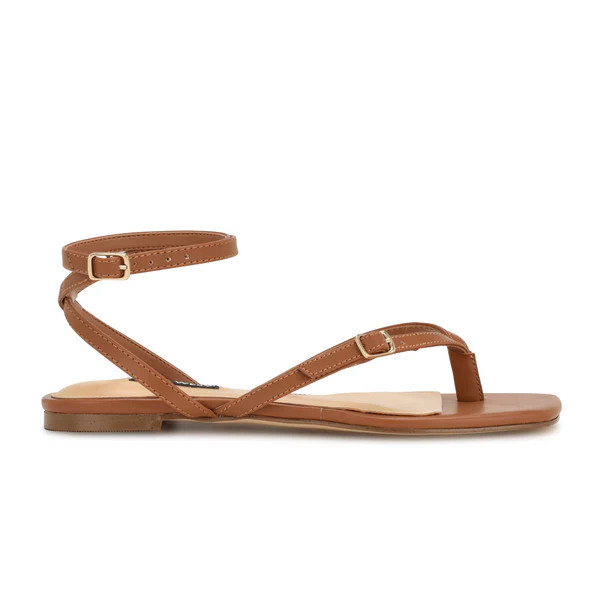Nelson Ankle Wrap Flat Sandals | Nine West (US)