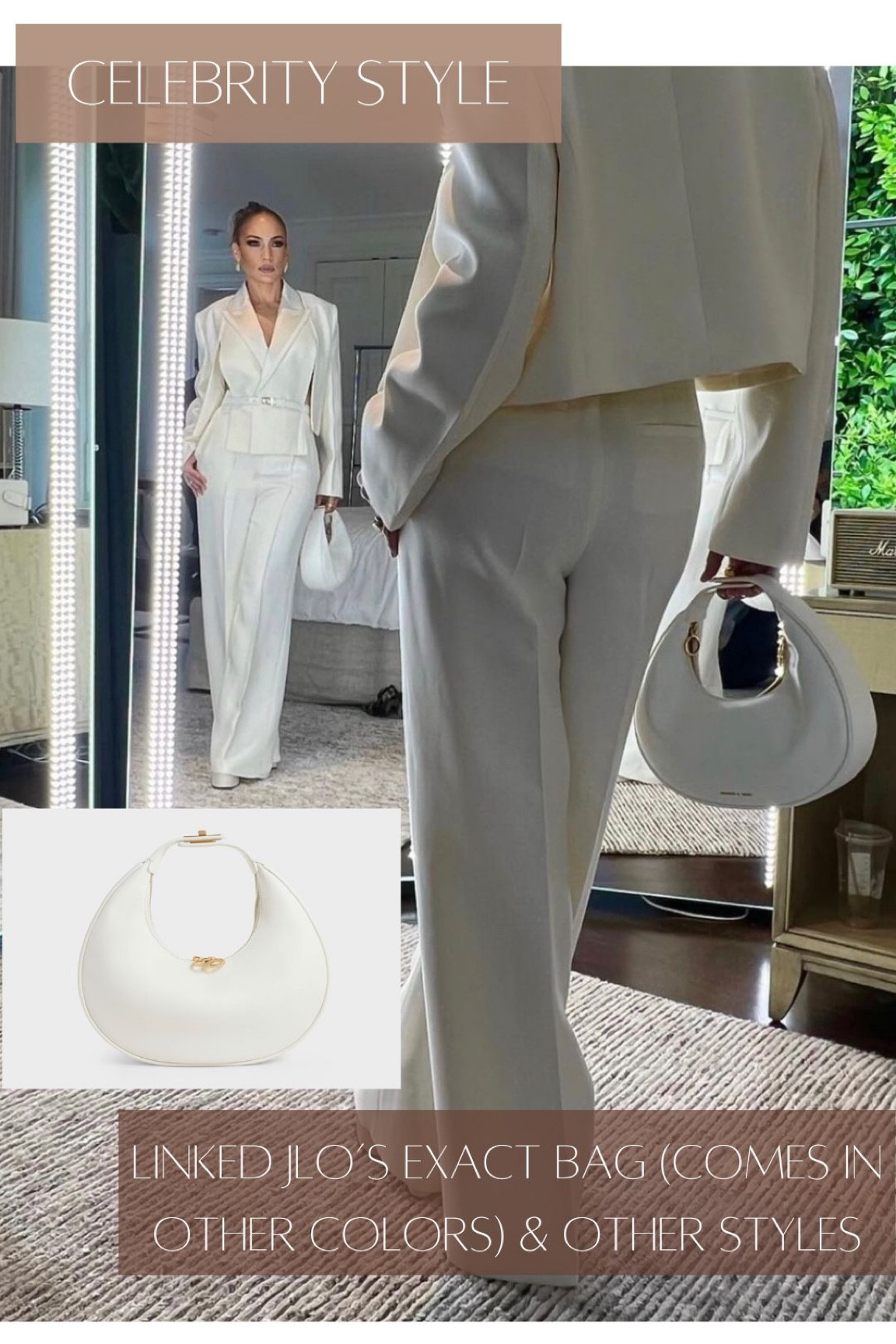 Celebrity Style Fashion Find | JLO Fashion 
Comes in other colors. Linked other styles & shoes I love! 

Charles & Keith designer. Get the celebrity look. Gifts for her. Hobo bag. Christmas gift ideas.

#LTKunder100 #LTKitbag #LTKtravel