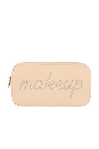 Stoney Clover Lane Sand Makeup Embroidered Small Pouch in Sand from Revolve.com | Revolve Clothing (Global)