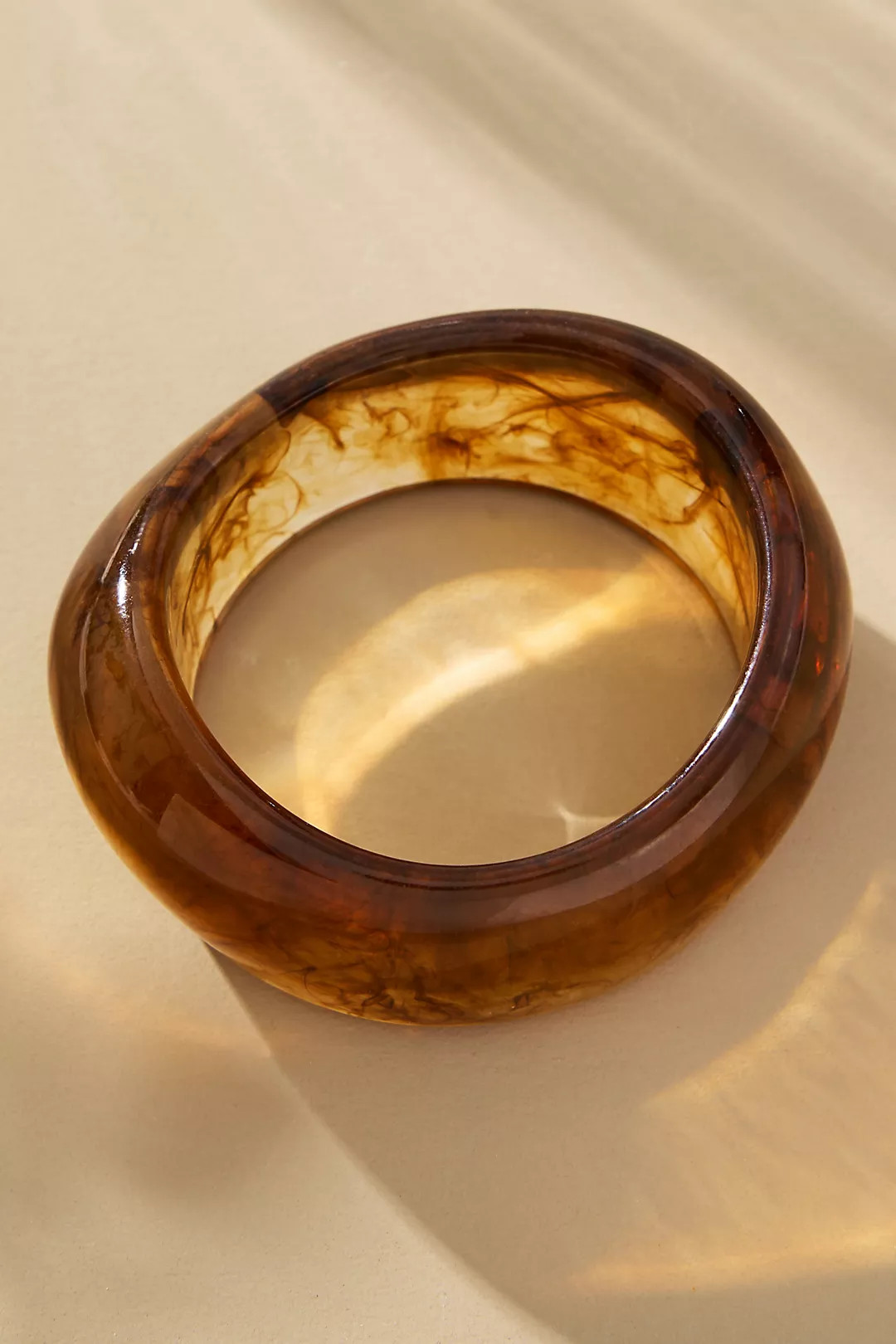 Chunky Resin Bangle Bracelet | Anthropologie (US)
