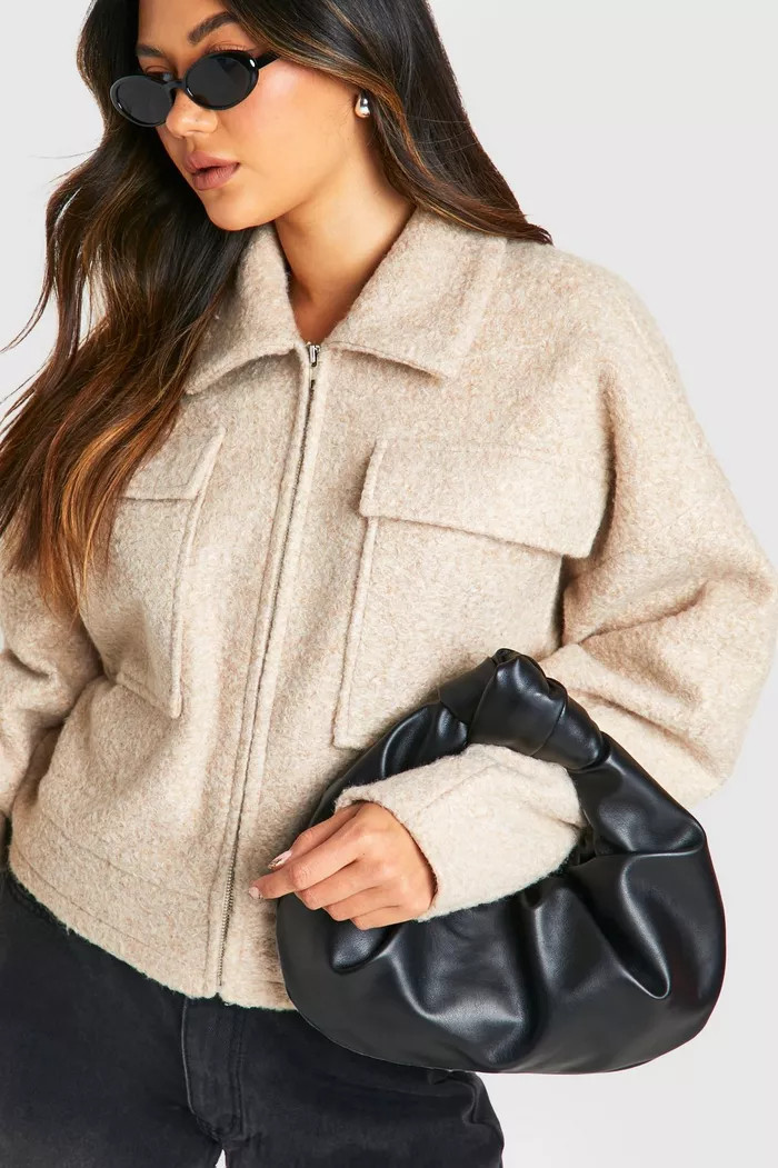 Knot Handle Grab Bag | Boohoo.com (UK & IE)