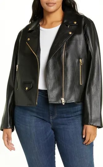 Faux Leather Moto Jacket | Nordstrom