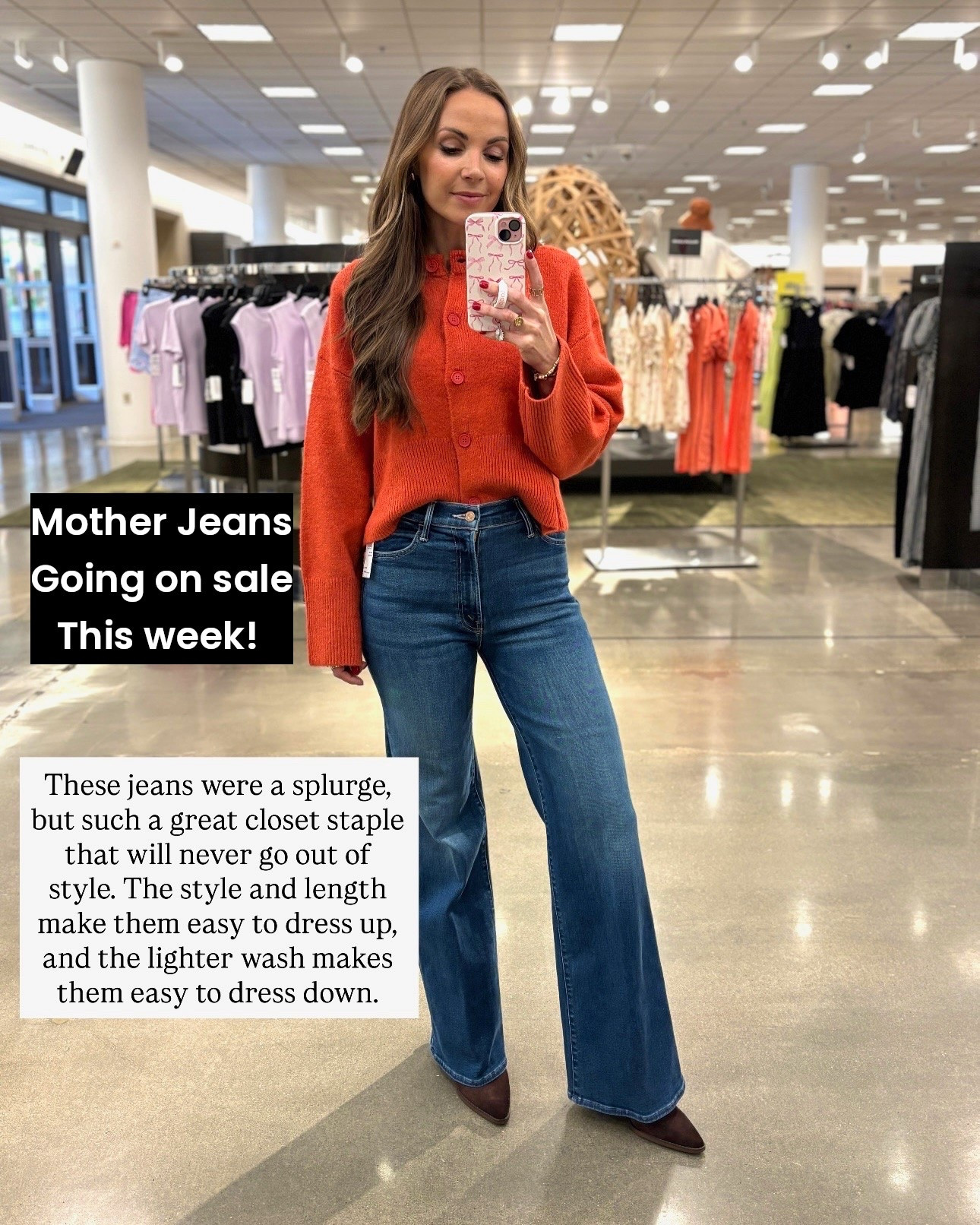 Nordstrom Sale has a tiered start this week! Last year these @motherdenim jeans sold fast and were mine and your favorites of the sale! Linked all the ones I’m eyeing, get them added to your wish list so you’re ready to check out when it’s your turn to shop!