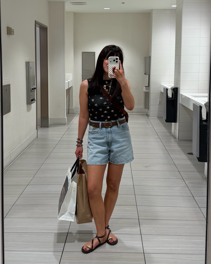 Today’s summer outfit! S top, 27 shorts, sandals tts

#LTKSeasonal #LTKPetite #LTKootd