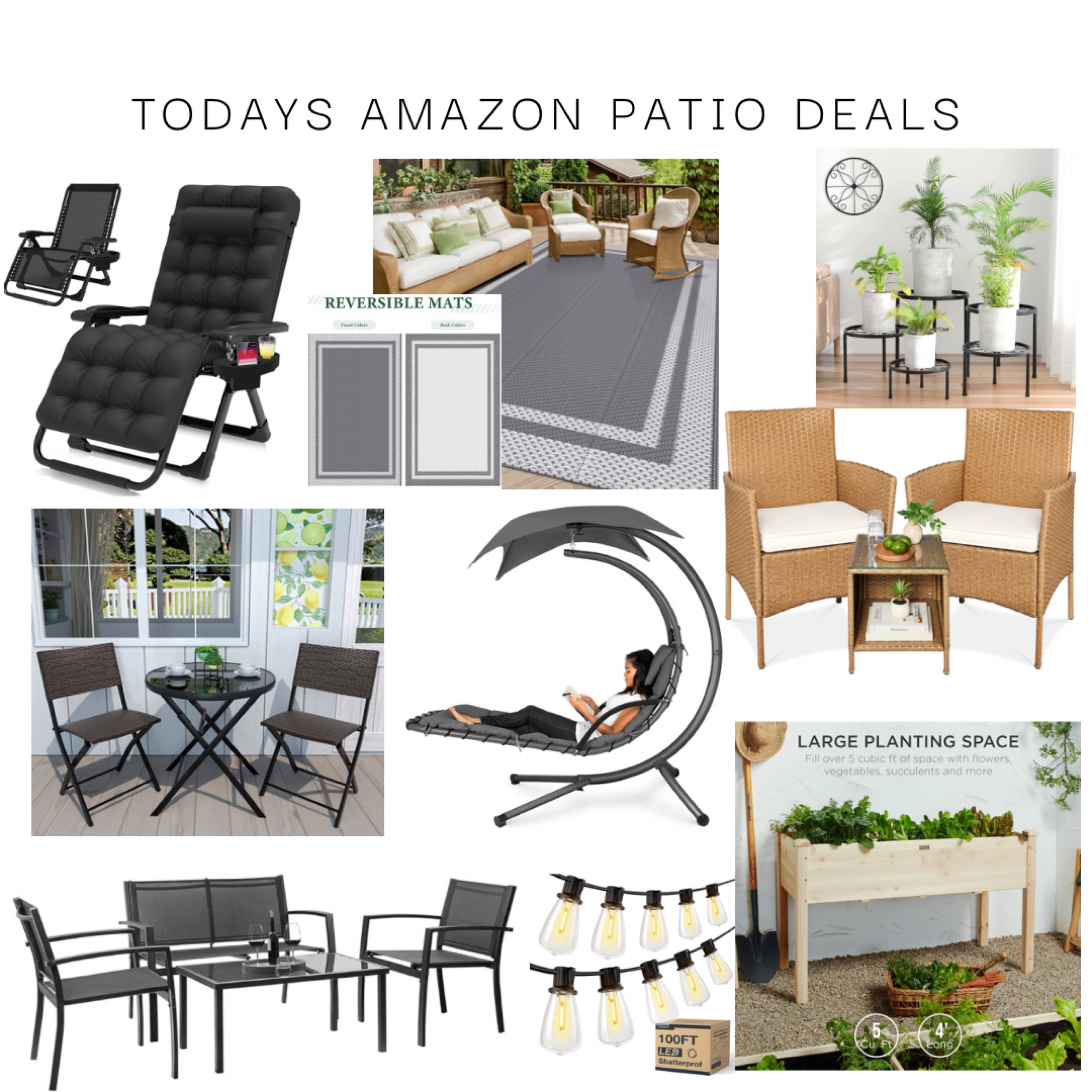 Amazon patio deals - refresh your outdoors! Today only, happy shopping! #amazondeals #amazonsale #patio #outdoordeals #springrefresh #patiorefresh #ltkspring #ltkoutdoor #ltkhome 

#LTKSeasonal #LTKhome #LTKsalealert