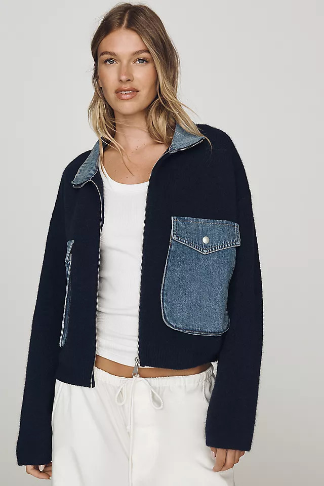 Off The Clock Denim Jacket | Anthropologie (US)